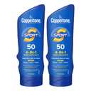 Coppertone Sport Sunscreen Lotion, Broad Spectrum SPF 50 Sunscreen Multi Pack, 7 Fl Oz, Pack of 2