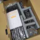 Baby Playpen 74"x50" Play Pens for Babies and Toddlers, Large Play Yards for Indoor & Outdoor with Zipper Gates, Breathable Mesh with Anti-Slip Base (Grey)