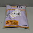 Lelepet Reversible Dog Coat Waterproof Dog Jacket Windproof Puffer Vest for Winter Warm Lightweight Coats for Medium Dogs Adjustbale Hook & Loop Pet Apparel with Leash Hole, French Bulldog, Purple L