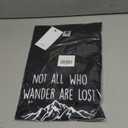 YITAN Women Cute Tees NOT All WHO Graphic Crewneck T-Shirts (XX-Large, Black)