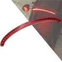 Motorcycle LED Tail Light Turn Signal Light Rear Fender Brake Running Lamp Fit for Harley Softail Fat Bob FXFB FXFBS 2018-2024