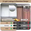 Ceiling Curtain Track Ceiling/Wall Mounted Curtain Track Rails System for Sliding Curtains Room Divider Curtains Tracks/Rod for Living Room Bedroom Office Shower Outdoor Curtain White 15ft