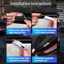 2PCS fit for Tundra LED Car Door Projector Courtesy Lights Ghost Shadow Welcome Lamp (Tundra)