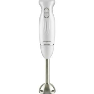 OVENTE Immersion Hand Blender, 300W Electric Handheld Stick Mixer with 2 Mixing Speeds and Stainless Steel Blades for Smoothies, Purees & Baby Food, White HS560W