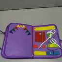 hahaland Busy Board Montessori Toys - 3 Year Old Girl Gifts Bithday Gift Ideas - 8 in 1 Preschool Learning Activities - Educational Toys Valentines Gift Easter Basket Stuffers Age 3 Travel Busy Book