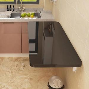 Amazon.com: Wall Mounted Folding Table,floating desk for wall,folding wall desks for small spaces,hanging desk for Home Office Computer Workstation,Study Work Bench, Kitchen Dining (black, 35.4"19.6"(9050cm)) : Home & Kitchen