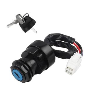 FLYPIG Ignition Key Switch for Yamaha Wolverine Grizzly Kodiak YFZ450 YFM400 YFM450 YFZ YFM 400 450 2WD 4WD 4x4 2003 2004 2005 2006 2007 2008 2009 2010 2011 2012 2013 ATV Quad