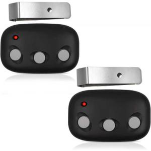 MCT-3 Garage Door Remote - Compatible with Linear Ld050, Ld033, Ldco800 - Replaces Linear MCT-11 ACT-31B, 318MHz (2 Pack)