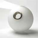 Glass Lamp Shade Replacement, 4 Inch Light Cover Globe for G9 Bulbs, Opal White Replacement Globes for Light Fixtures, Chandelier, Vanity and Floor Lamps, Easy Screw-in Installation