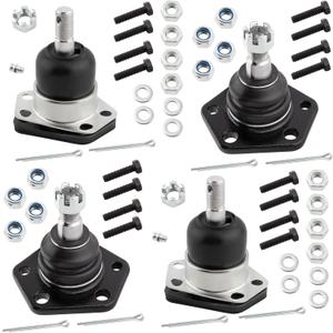 4Pcs Front Upper Lower Ball Joint Kit Fit For Chevrolet Blazer 1997-2005, S10 1997-2004, Jimmy 97-05, Sonoma 97-04, For Isuzu Hombre 98-00, For Oldsmobile Bravada 97-01 Replace# K5335 K5320