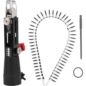 Drywall Screw Gun Attachment, Collated Screw Gun, Adapter Screw Gun, Automatic Screw Gun, Electric Drill Screw Tightening Equipment Woodworking Tool for DIY Enthusiasts