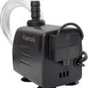 Automatic Submersible Pump With Level Sensor,110V Fountain Water Pump For Pond, Aquariums, Fish Tank, Hydroponics, PM05 (4ft Max Lift Height, 300GPH Flow Rate)