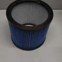 1 PACK Amigriki 1954A-B Replacement Cartridge Vacuum Fine Dust HEPA filter Compatible with BAUER 6, 7, 9, 14, and 16 Gallon Vacuum Replacement Filter-blue