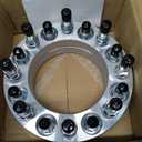 2 x Customadeonly 8x6.5 (8x165.1) Wheel Spacers 1 Inch 2pcs Forged Aluminum Spacers with 126mm Bore, M14x1.5 Studs Fits Chevy GMC 8 Lug Trucks 25mm Wide Stud Trimming May Be Required