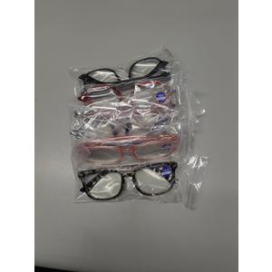 CCVOO 6 Pack Blue Light Blocking Reading Glasses, Anti Headache/Glare/Eye Strain Readers Computer Eyeglasses Women/Men (6 Pack Mix, +3.00)