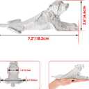 Sumnacon Cast Iron Dog Door Wedge, Heavy Duty Rustic Door Stopper, Metal Door Stop No Drilling, Decorative Dog Holder to Keep Doors Open, Vintage Animal Statue for Home Office Indoor Outdoor, Bulldog