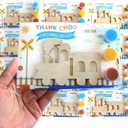 12 Pack Pre-Packaged Train Party Favors, Wooden Train Painting Kits, Choo Choo 2nd Birthday Decorations, Toddler Party Favors & Goodie Bag Stuffers for Kids 3-5