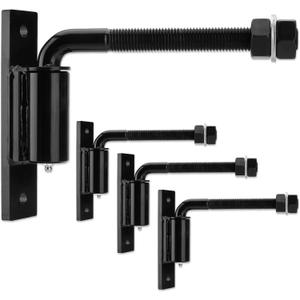 Heavy Duty Bolt on 3/4" J Bolt Gate Hinge for Large Heavy Driveway Gates Up to 1100 Pounds, Ball Bearing Gate Hinge, 4 Pack