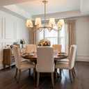 36.6'' Brushed Brass Chandelier with Off White Fabric Shade Oversized 8-Lights Modern Chandelier for Living Room Dining Room Light Fixture Adjustable Pendant Light Fixture for Kitchen Bedroom