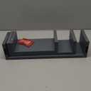 SRIWATANA Floating Shelves Wall Mounted, Solid Wood Wall Shelves, Weathered Gray