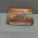 Dirt Bike Motorcycle Model 1:12 Scale Diecast No. 101 Motocross Motorbike with Realistic Details, Alloy Body, Display Gift for Enthusiasts