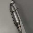 Walker 54487 Direct Fit Exhaust Resonator and Pipe Assembly 2" Inlet (OD) 2" Outlet (OD) for Chrysler Town & Country