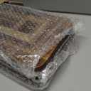 GEHE 3 Tier Serving Tray Acacia Wooden Tiered Tray Stand Foldable Dessert Table Display Set Decor Charcuterie Boards for Party, Birthday, Wedding, Christmas