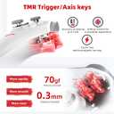 BEITONG KP20 Wireless Game Controller with TMR Joysticks, 1000Hz, Hall Effect Triggers, Multi-Platform for PC/Switch/Steam/iOS/Android, Charging Dock Included