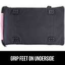 GORILLA GRIP Cat Carrier Travel Bag Up to 15 Lbs, Soft Collapsible Small Dog Carriers, Top and Side Entry Breathable Mesh, Grip Feet on Underside, Cozy Washable Waterproof Pad, Portable Kennel, Pink (17.0"L x 11.0"W x 11.0"H)