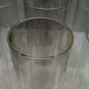 18 Pcs Hurricane Candle Holder Sleeve, H:16" D:3" Bottomless Glass Cylinder Candleholder Tall Clear Glass Cylinder Open Both Ends, Chimney Tube Cover, Open Ended Candle Shade
