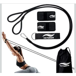 Victorem Throwing Mobility Bands Bonus Carrying Bag, Connecting Strap, & Workout Guide Baseball, Softball, Quarterback, Exercise Resistance Bands