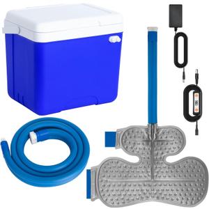 Shoulder Ice Machine Rotator Cuff Cold Therapy, Ice Machine for Shoulder After Surgery Post-Surgery Care, Timer, Compression Pad 14-Quart