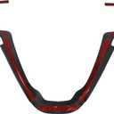 X AUTOHAUX ABS Plastic Carbon Fiber Pattern Black Interior Steering Wheel Cover Trim for Jeep Cherokee KL Grand Cherokee 2014-2020 Inner Decoration Auto