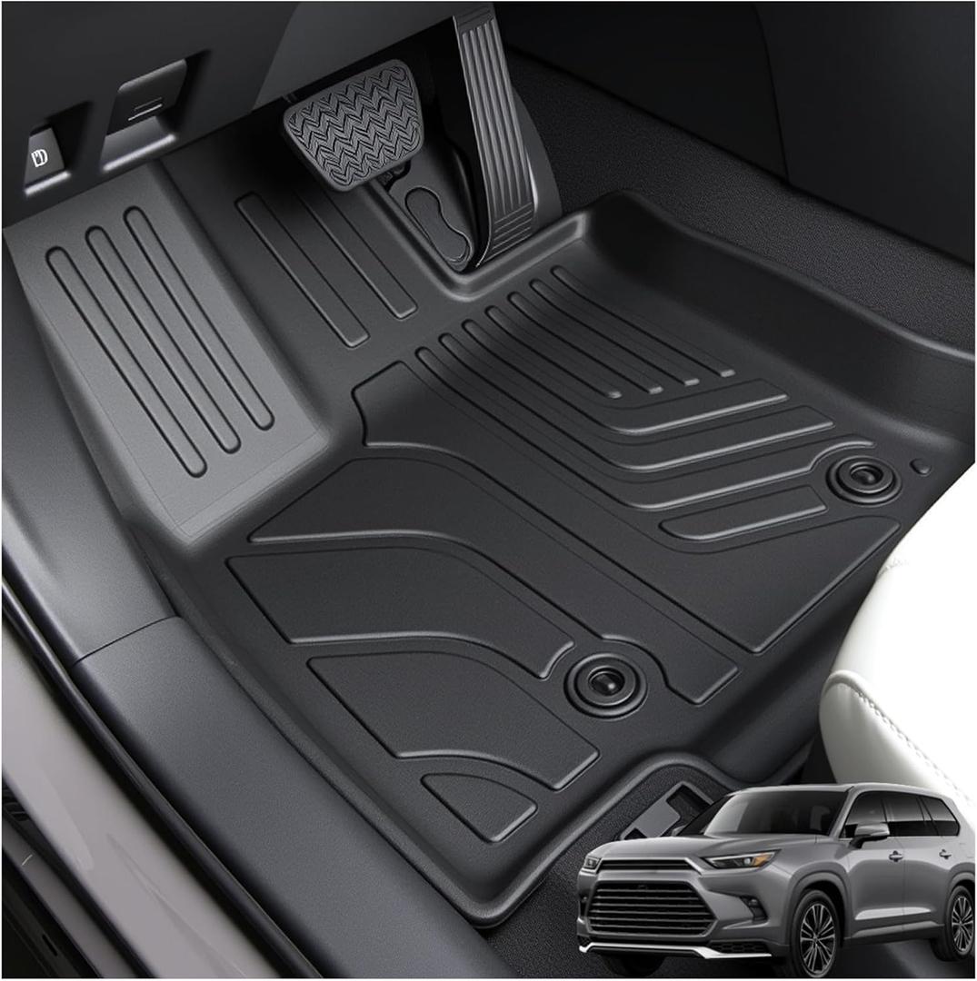 Floor Mats&Cargo Liner for 2026 Toyota RAV4 Hybrid,(Suitable for Hybrid Version) Full Set Car Floor mats with Cargo Liner,All Weather TPE Accessories for 2026 RAV4