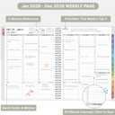 4 x 2026 Appointment Book, 30 Minutes-Hourly, Weekly  Monthly Calendar Planner 2026, Jan 2026 - Dec 2026, 8.5'' x 11'', 2026 Daily Planner with Tabs Pocket, Flexible Cover, Great for Office, Home, School (Pea Green)