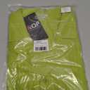 RQP Green Linen Hawaiian Style Casual Summer Shirts for Men, Large, Short Sleeve, Button Down Collar, Classic Fit