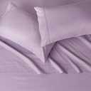 Amazon Basics Lightweight Breathable Ultra-Soft Wrinkle-Free Microfiber 4-Piece Bed Sheet Set with 14-Inch Deep Pockets, Full, Frosted Lavender, Solid