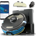 Shark Robot Vacuum & Mop Combo, Powerful Suction, Matrix Plus, 60-Day Debris Capacity, HEPA Bagless Self Empty Base, Sonic Mopping, Home Mapping for Pet Hair - Carpets & Hardfloor, AV2610WA