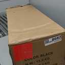 Push Lawn Sweeper, 26-Inch Width, 7 Cu. Ft. Hopper Capacity, 4 Spinning Brushes, Adjustable Height, Durable Steel Frame with Rubber Wheels, Ideal for Leaves and Grass (Black)