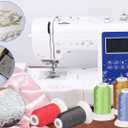 Simthread 63 Colors Polyester Compatible with Brother Embroidery Machine Thread Kit 40 Weight Compatible with Brother Babylock Janome Singer Pfaff Husqvarna Bernina Embroidery Sewing Machines 550Y