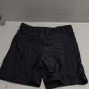 Women's Swim Shorts Bathing Suit Bottoms High Waisted Swimsuit Tankini Boy Shorts with Pocket 5 Inch Black S