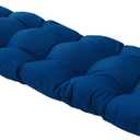 QILLOWAY Indoor/Outdoor Bench Cushion,51-Inches (Royal Blue)
