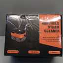 Steam Cleaner for Home & Car-Portable Handheld Steamer for Cleaning with 3-Level Handle, 15s Heat-Up, Large Tank, 16 Accessories - Clean Grease, Grout, Tile, Floor, Couch, Dirt, Furniture (Orange)