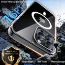Magnetic for iPhone 11 Pro Max Case, [Compatible with MagSafe][Military-Grade Drop Protection][Anti-Yellowing] Shockproof Translucent Matte Cover for iPhone 11 Pro Max Phone Case,Clear