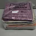 Geiserailie 6 Pcs 13 x 13 Inch Cube Storage Bins Fabric Storage Organizer Bins Foldable Cube Baskets with Sturdy Carry Handles Wicker Baskets for Home 