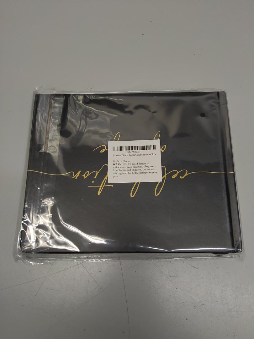 Lamare Funeral Guest Book for Memorial Service – Elegant Celebration of Life Guest Book and in Loving Memory Guest Book - Condolences Book for Funeral