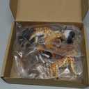 Safari Animal Figurines Set for Kids, 10 Piece Realistic Wild Zoo Animals Collection with Elephant, Lion, Tiger, Giraffe, Educational Toys for Toddlers Boys Girls