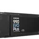 Samsung 990 EVO Plus SSD 4TB, PCIe Gen 4x4 | Gen 5x2 M.2, Speeds Up-to 7,250 MB/s, Upgrade Storage for PC/Laptops, HMB Technology and Intelligent Turbowrite 2.0, (MZ-V9S4T0B/AM)