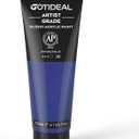 GOTIDEAL Acrylic Paint Phthalo Blue Tubes(120ml, 4.1 oz) Non Toxic Non Fading,Rich Pigments for Painters, Adults & Kids, Ideal for Canvas Wood Clay Fabric Ceramic Craft Supplies (Phthalo Blue)