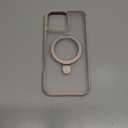 TORRAS Desert Titanium for iPhone 16 Pro Max Case, [Military Grade Drop Tested][Fit for MagSafe] [Built-in Stand] Translucent Slim Soft Edge Case for iPhone 16 Pro Max 6.9" 2024, Rose Gold